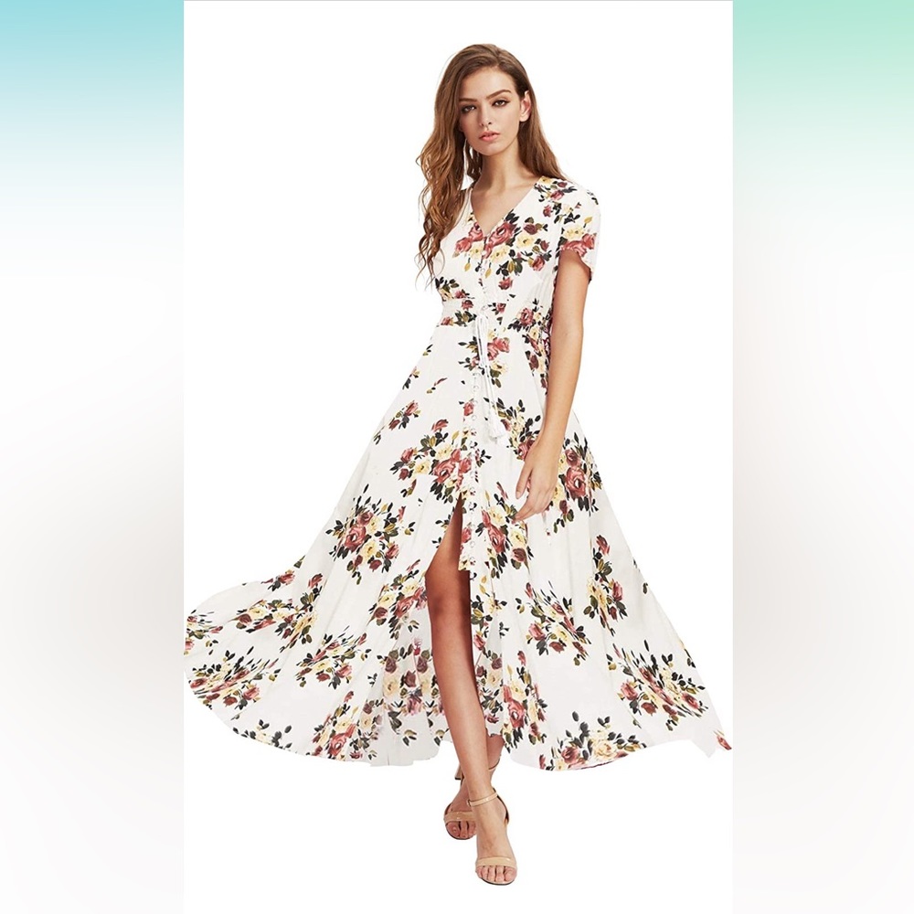 Long floral dress